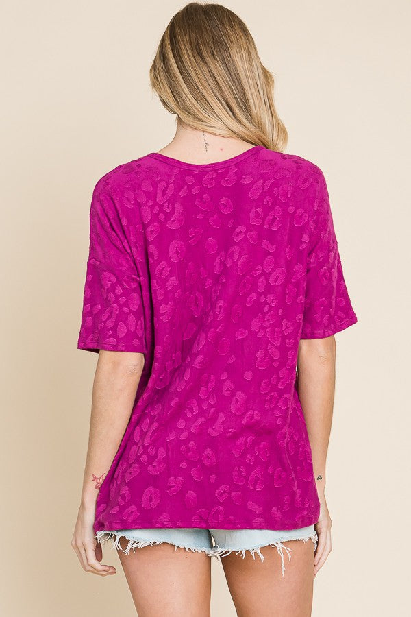 Hot Magenta Top