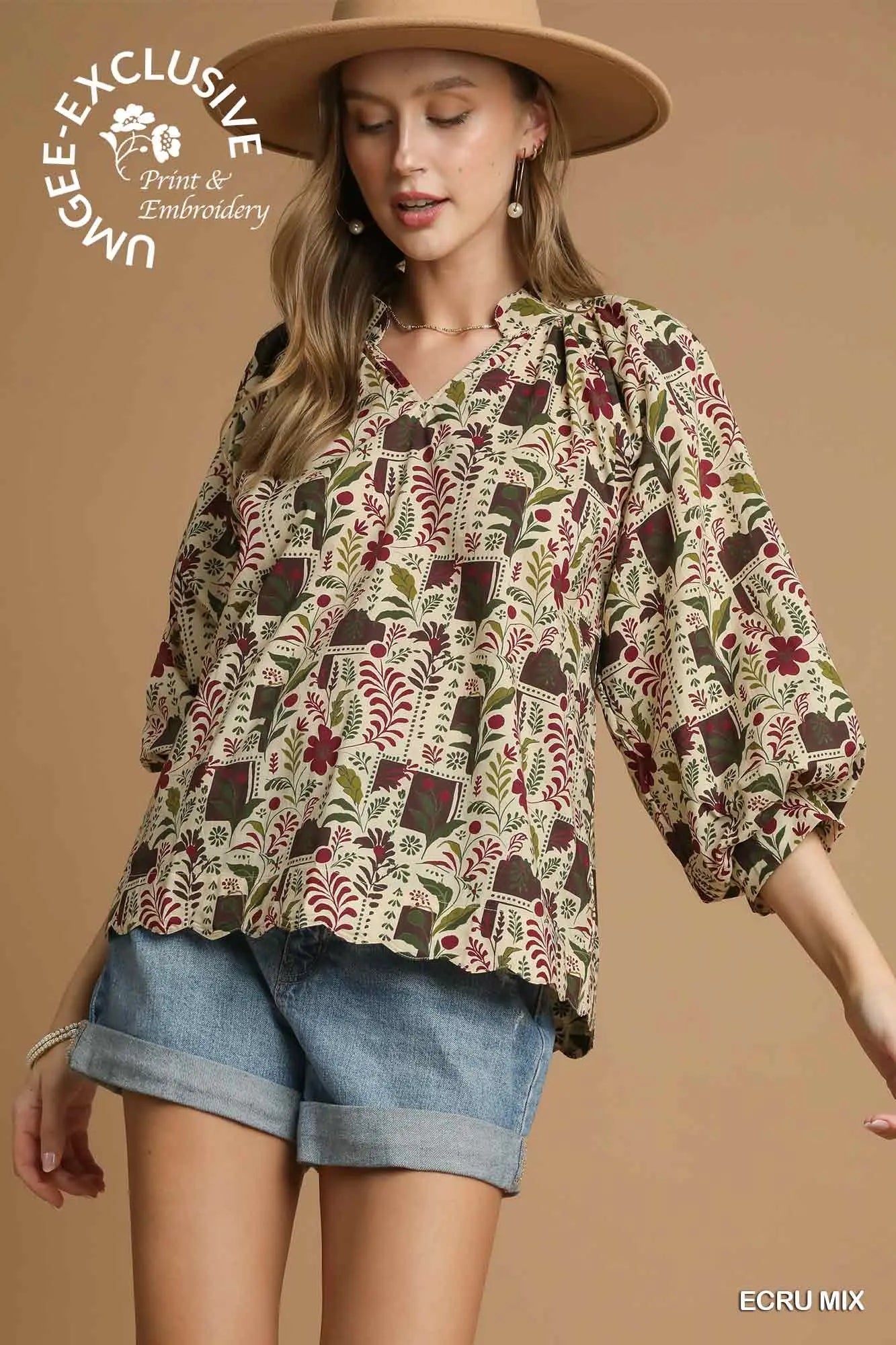 Floral Fall Top