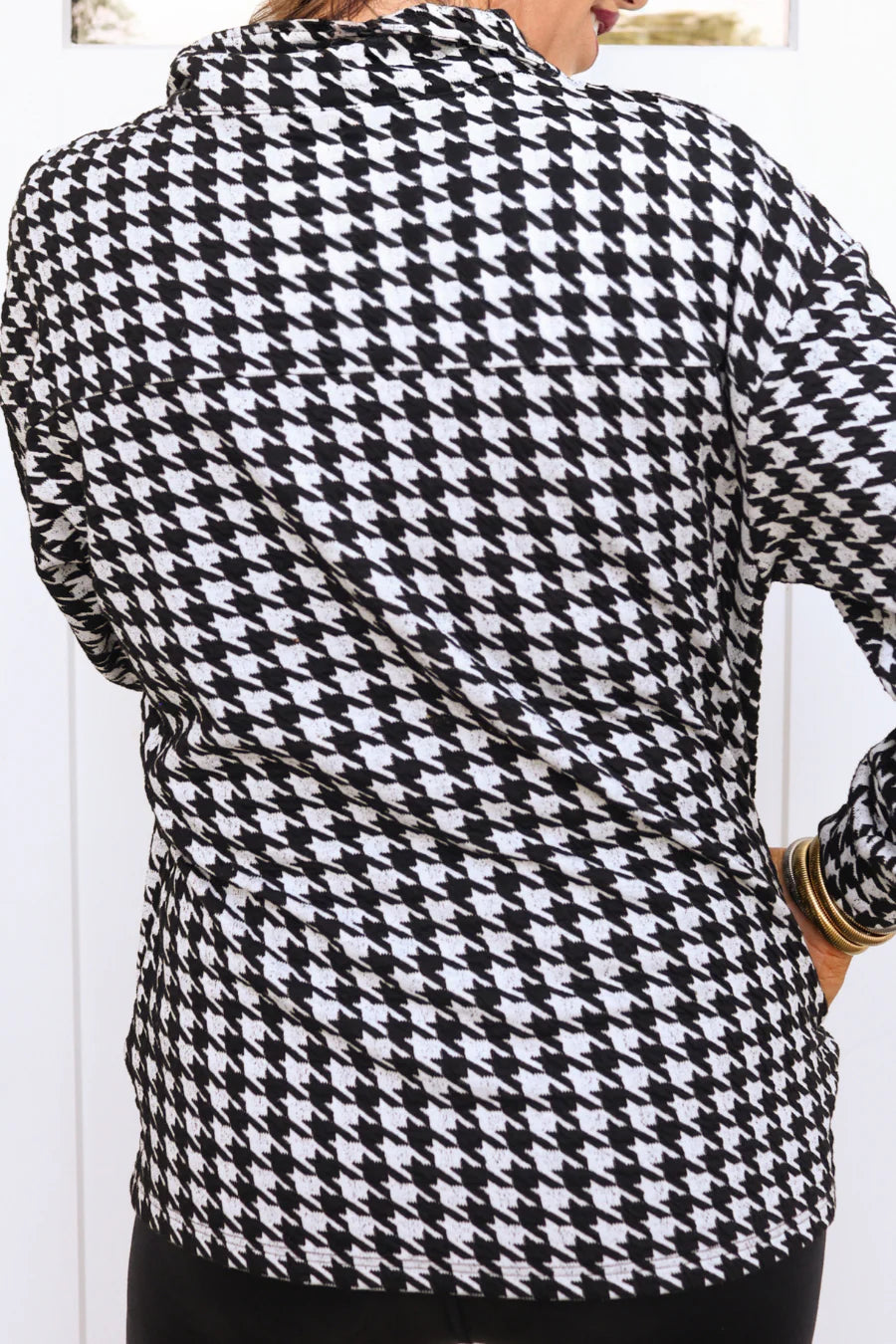 Hayden Houndstooth Pullover