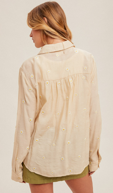 Daisy Emboidered Shirt