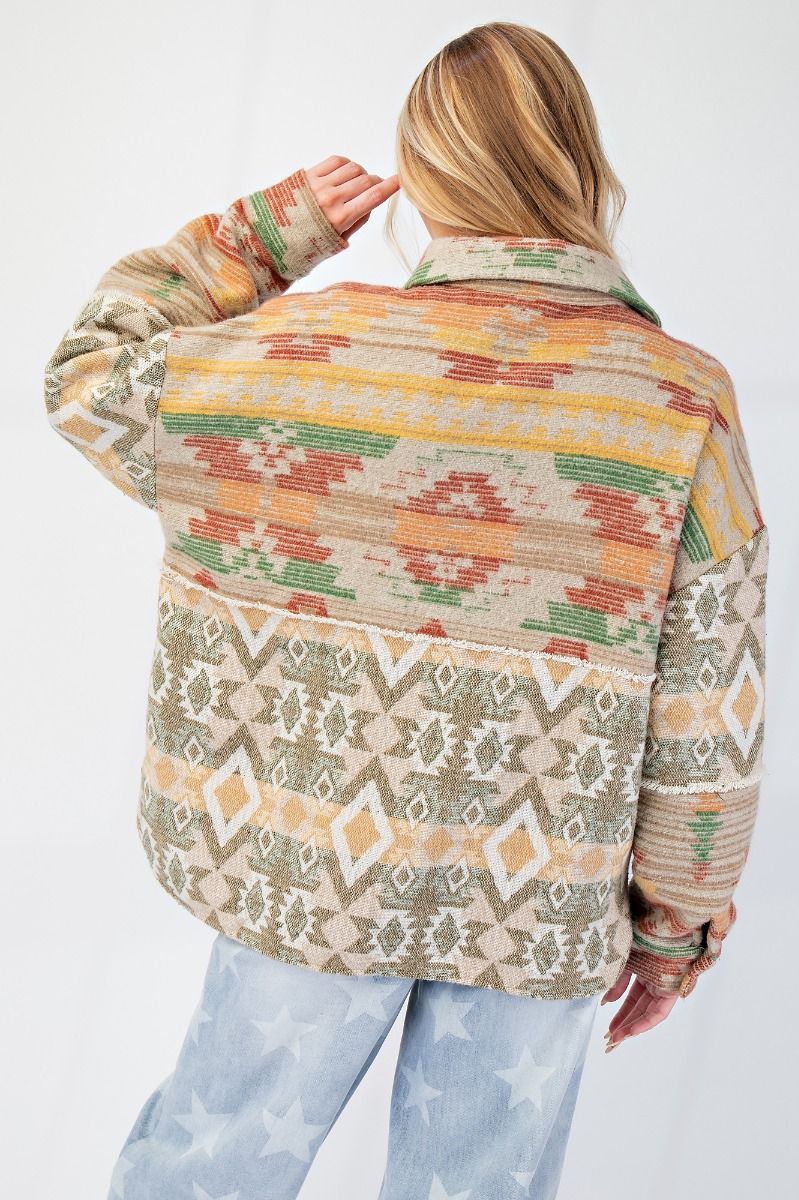 Aztec Fleece Pullover