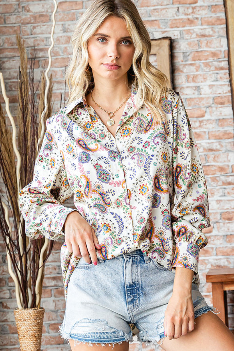 Paisley Print Shirt