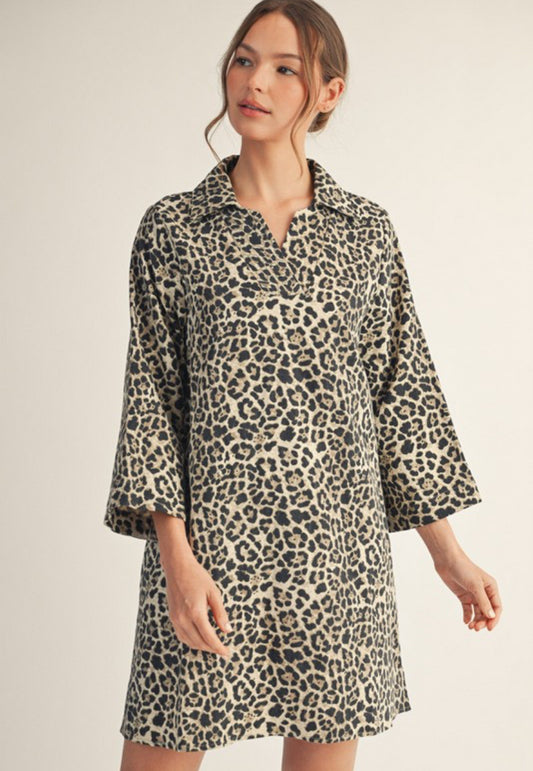 Leopard Shift Dress