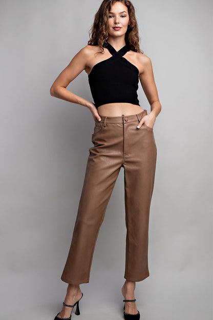 CoCo Faux Leather Pants