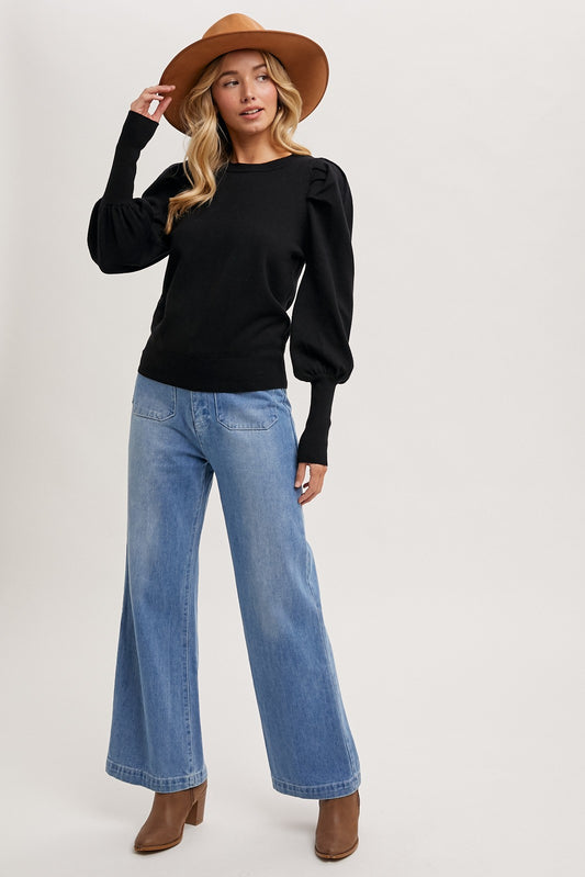 Bubble Sweater - Black