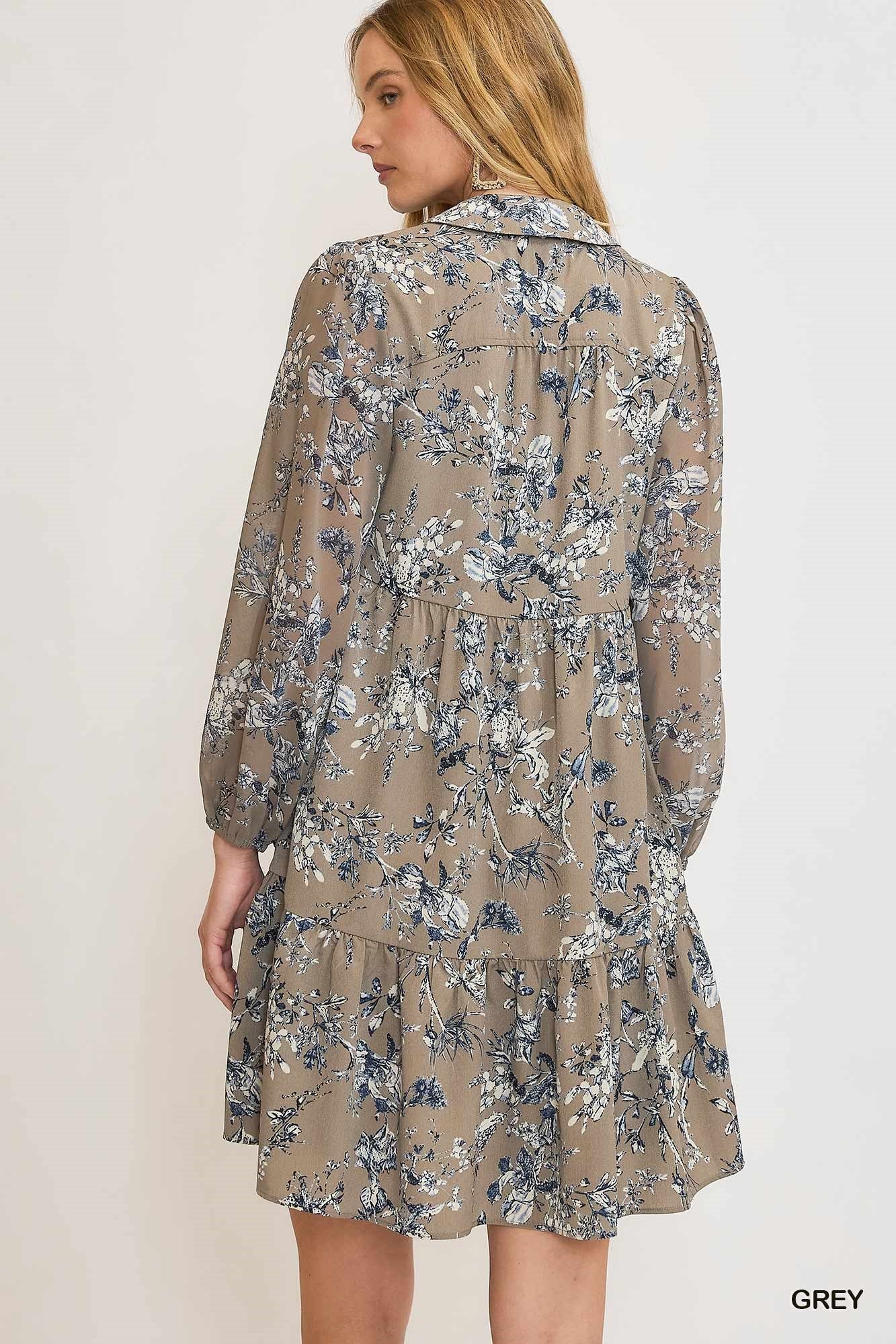 Shades of Grey Dress -  Curvy