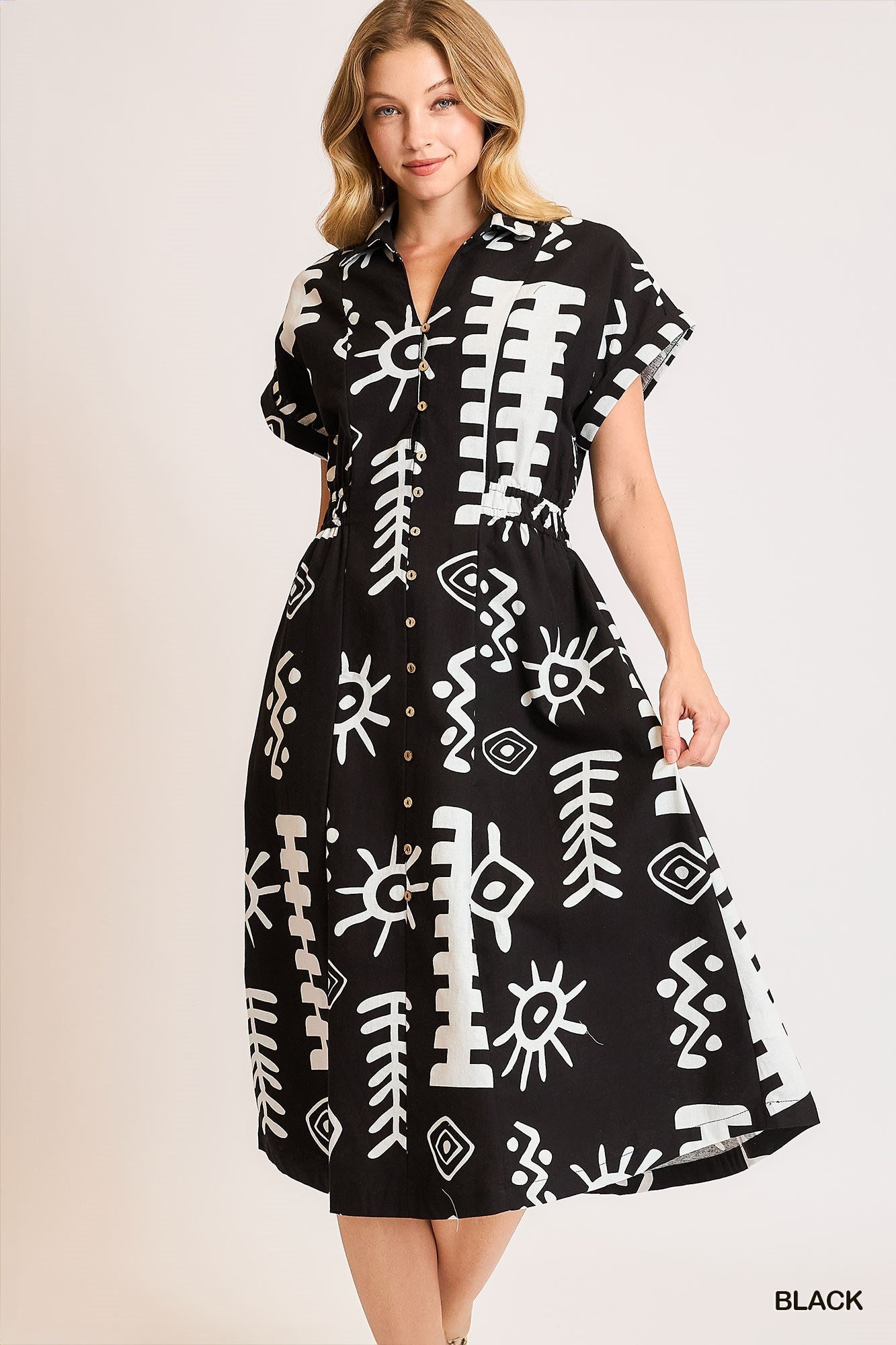 Be Primitive Abstract Dress