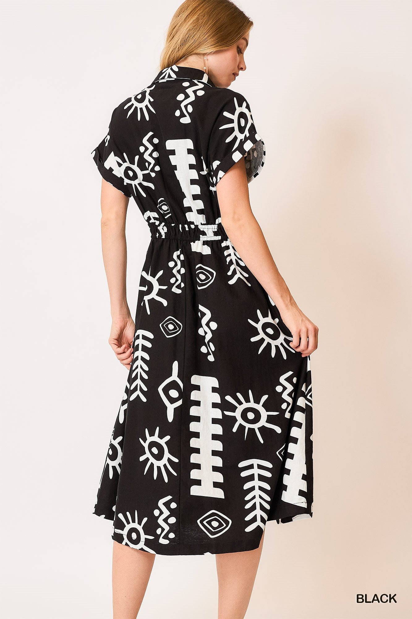Be Primitive Abstract Dress