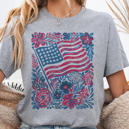 USA Flag Floral