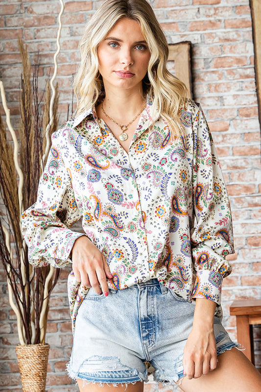 Paisley Print Shirt