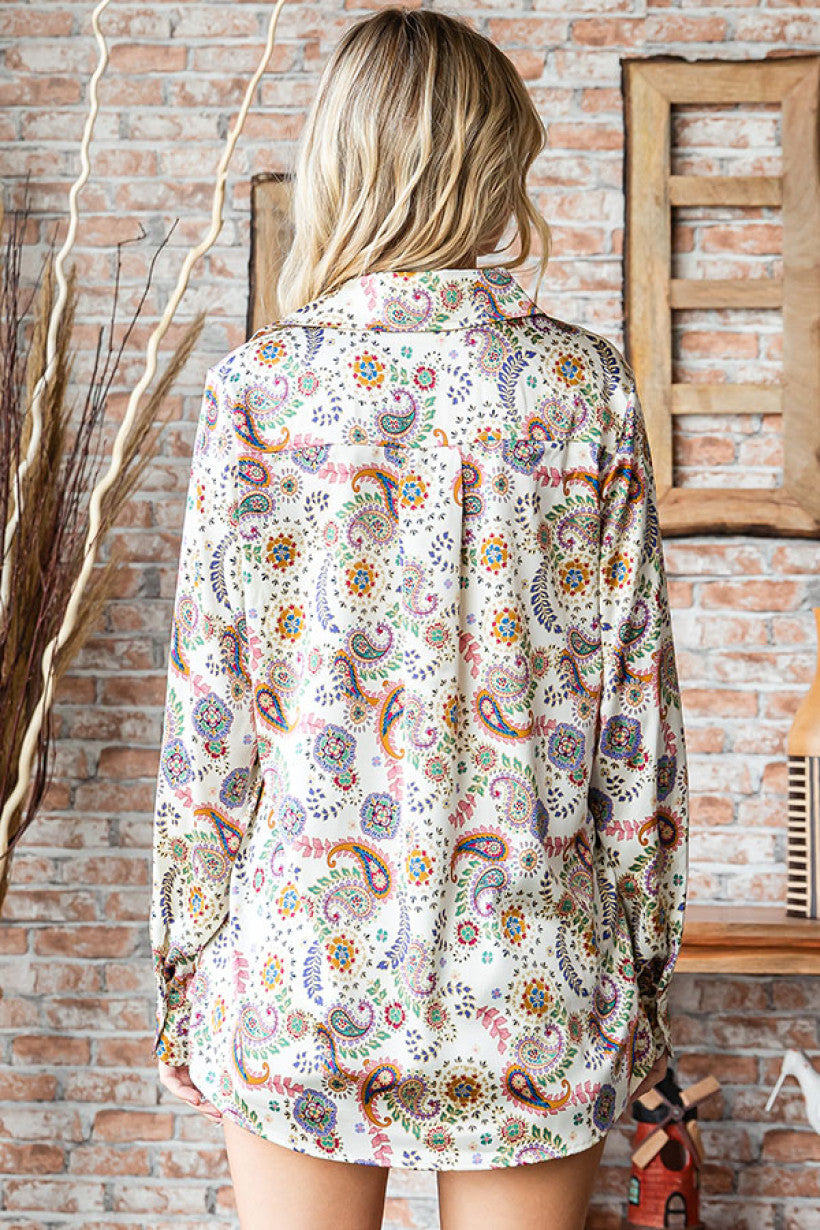 Paisley Print Shirt